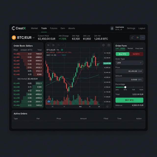 Kraken Trading Interface