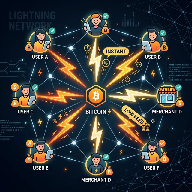 Lightning Netzwerk Visualisierung